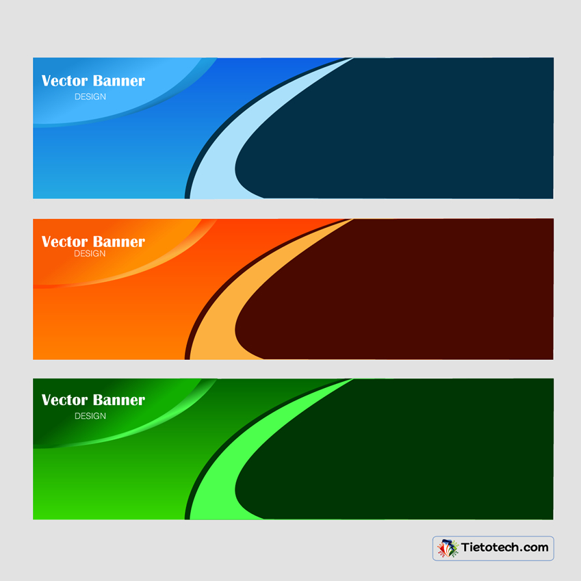 Modern Website Banners