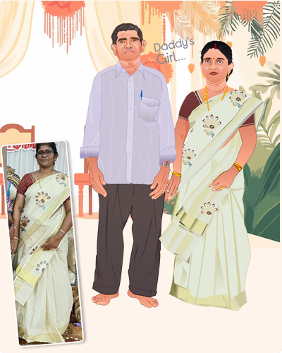 Merge Caricatures - Family